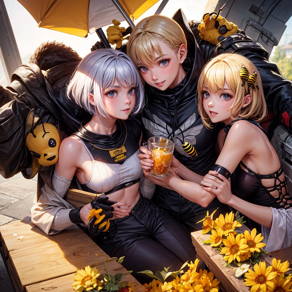 bee, Crew Cut, friendship,