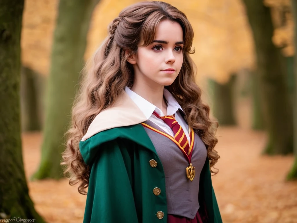 femme brune cheveux long pose sexy gros sein cosplay nsfw granger hermione