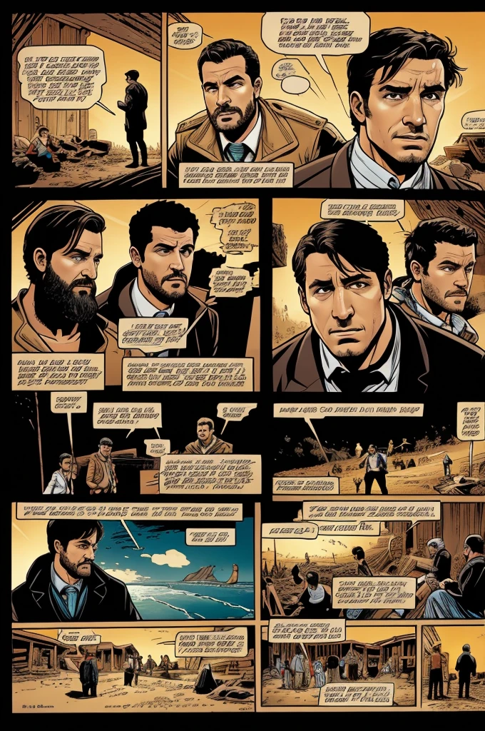 Create a two-page comic The case will begin with the disappearance of several emigrants, entre ellos “Theybana”.  
After 2 years of hard work to find them, led by researcher “William”. Several mutated corpses were found, con la excepción de Theybana entonces William abrió un nuevo caso para hallar del porqué de la aparición de cadáveres mutados y el paradero de Yabana.  They