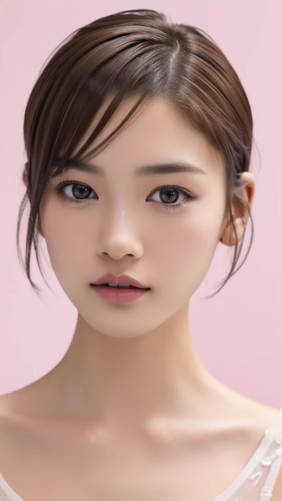 ((Highest quality)),((8K、32k)),(Genuine)、(detailed)、(Beach)、((Bust up shot))、((face closeup))、(White skin)、()、The best balance between face and shoulder width、Micro Bikini、Shiny Hair、Short Bob、Glowing Skin、Japanese、beauty、Looking into the camera、Thick lips、cute、Hehehe:1.2、Shot withfilm camera、RAW shooting、#24、Genuine、フォトGenuine:1.4、Photon Mapping、Physically Based Rendering、Perfect Anatomy、detailedなデコルテ、detailedな目、detailedな二重、detailedな咬筋、detailedな鎖骨、Perfect Fingers、Finger Description、(品質 8K)、((White skin))、Avoid mascara、Hair with movement、detailedな毛穴、Natural light、detailedな描写、Blushing、Fine pores、Perfect cleavage、mastelushing、detailedな腹筋、sexy、detailedな脇の下、(sler)、(Upper Body)、detailedな目元、bangs、