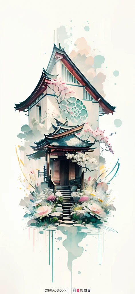 (Art by Numbers,Inks and washes:1.2),Nobody, Mountain々, wood, Rivers,Flowers,Lotus flower,紫色の花が沢Mountain(Oriental elements, Chinese colors, Senior Color Matching), (3D sculpture,Rendering with Octane,Volumetric Light,Natural soft light,), (Very delicate:1.2, Losing focus:1.2, Very colorful, Cinema Lighting, Chiaroscuro,Ray Tracing), masterpiece, Super rich,Very detailed,8k, Zurrison_style_wonderful_wall