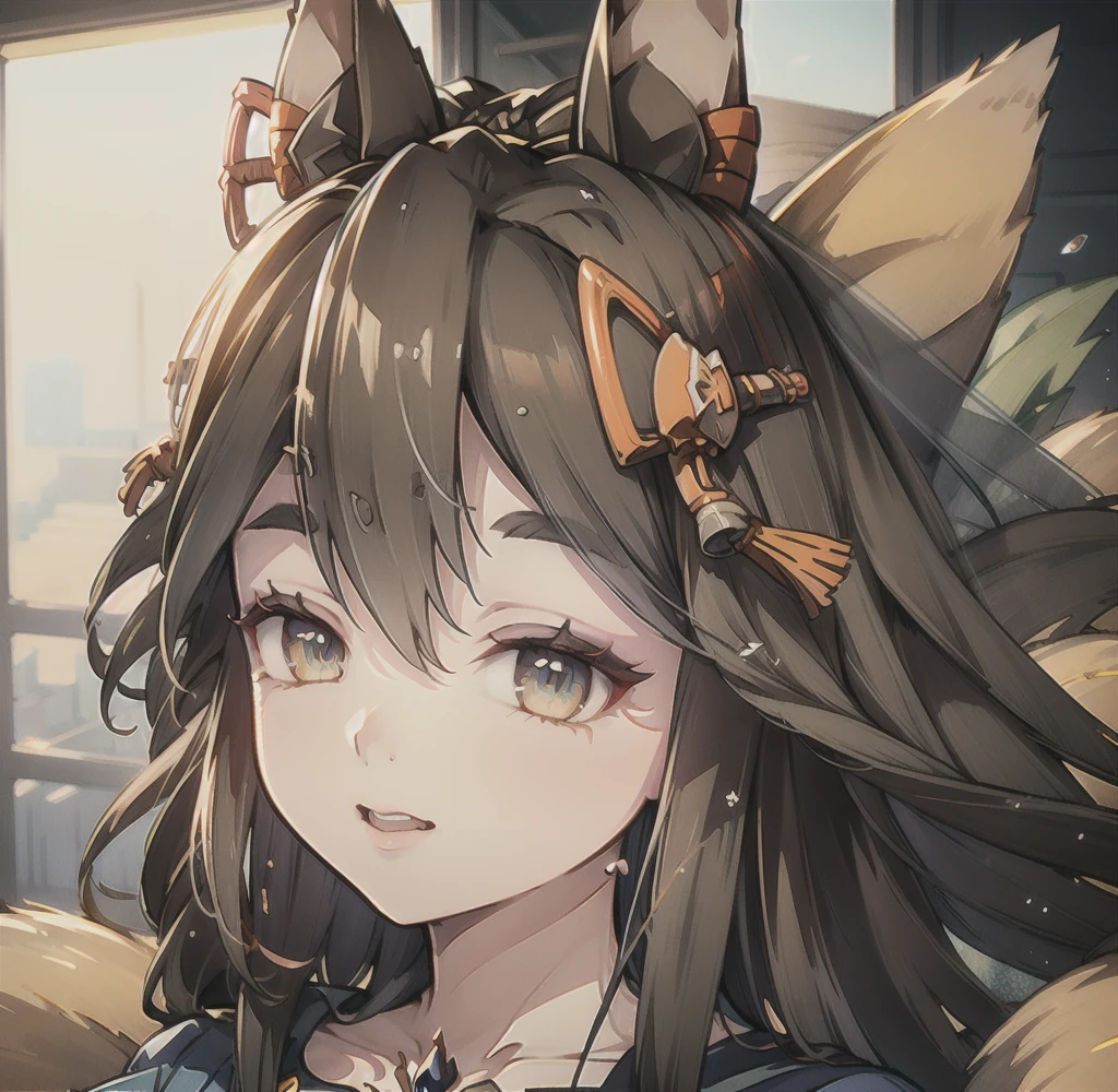 Highest quality, masterpiece, Ultra-high resolution, (Realistic:1.2), One girl, (Detailed face:1.2), (Detailed eyes:1.2), (Detailed Hair:1.2), (Detailed clothing:1.2), 4K, Fox ears,Miko costume