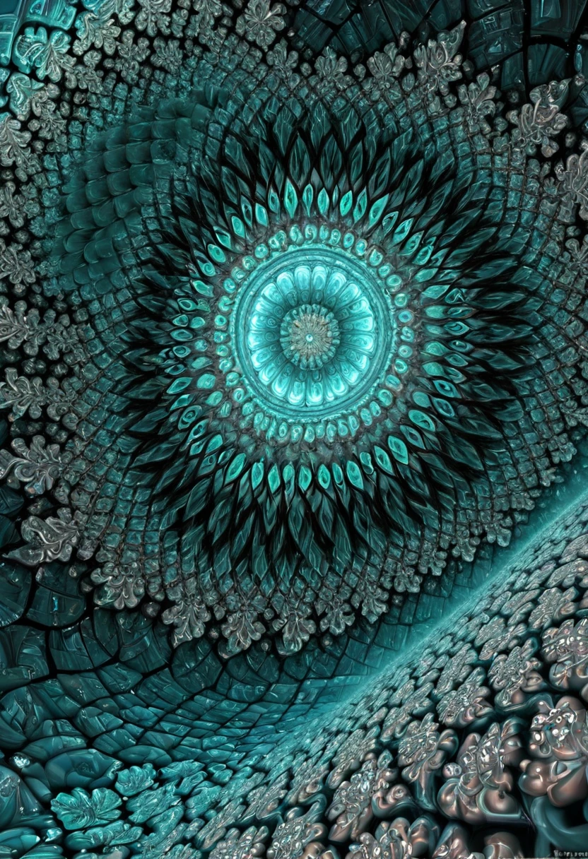 The anticosmic overload,((fractal)),((deep wiew)),photographic,ultra high resolution,hyperdetailed, masterpiece, 3d modelling,digital art.