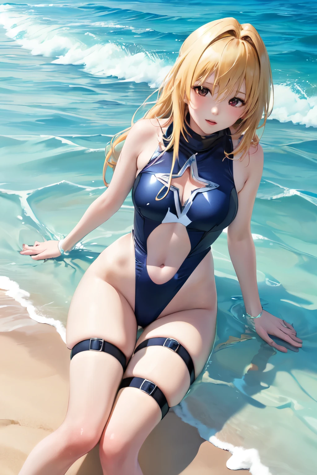 1 beautiful thin 5 year old girl, Small long swimsuit, sea waves beach summer sunset, HD, masterpiece, anatomically correct, High details, High Resolutions, The best quality, Super detail, 8k Anime girl in blue swimsuit posing in the ocean., is wearing a swimsuit, swimsuit, Realistic bikini, swimsuit, wet swimsuit, seductive anime girl, on the beach, beautiful anime girl, Cute girl with sleeveless outfit, in a gold one piece swimsuit, Beautiful and attractive anime , (anime girl), at sea, Attractive anime girl, cute anime girl