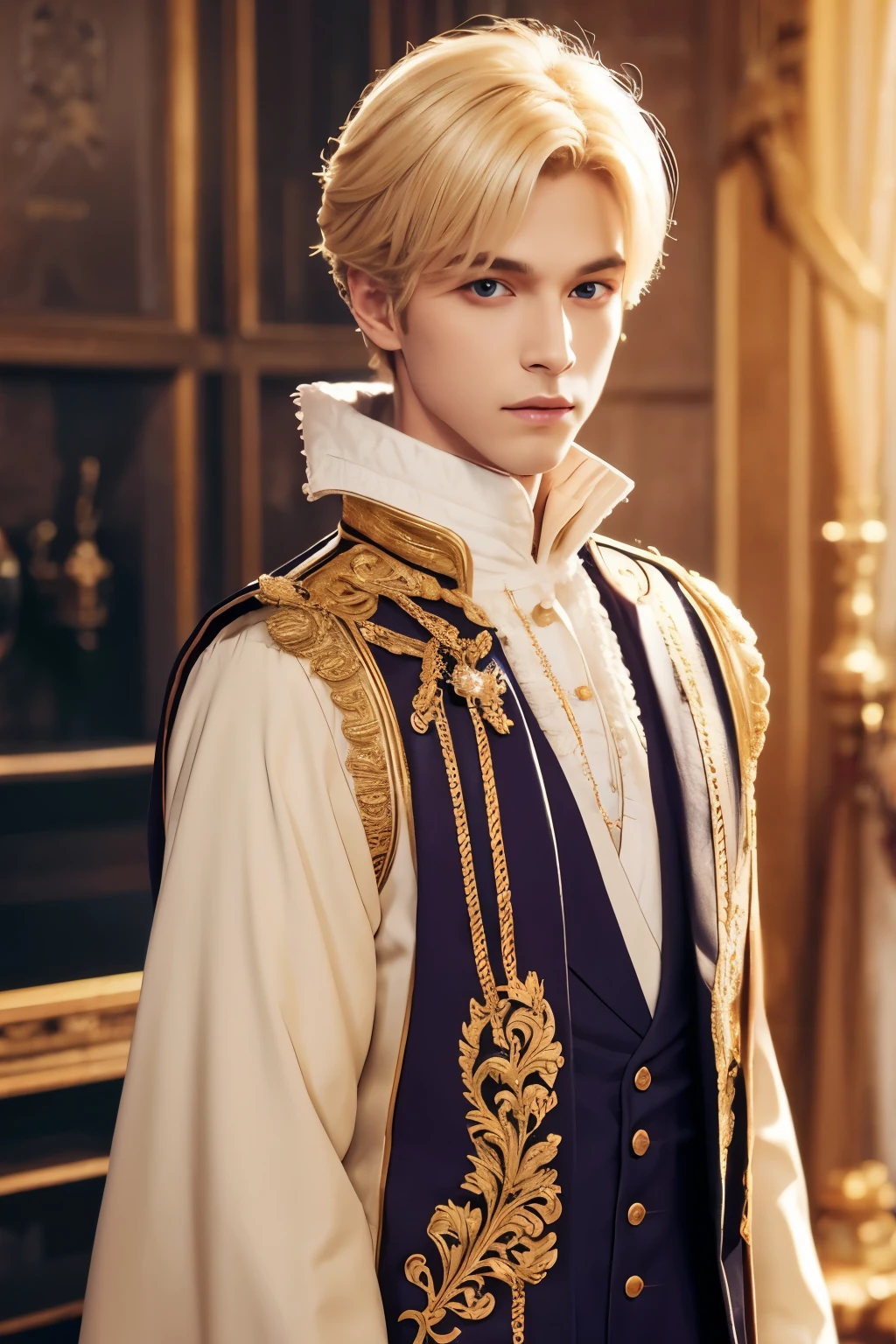 Prince Character Blonde beautiful male