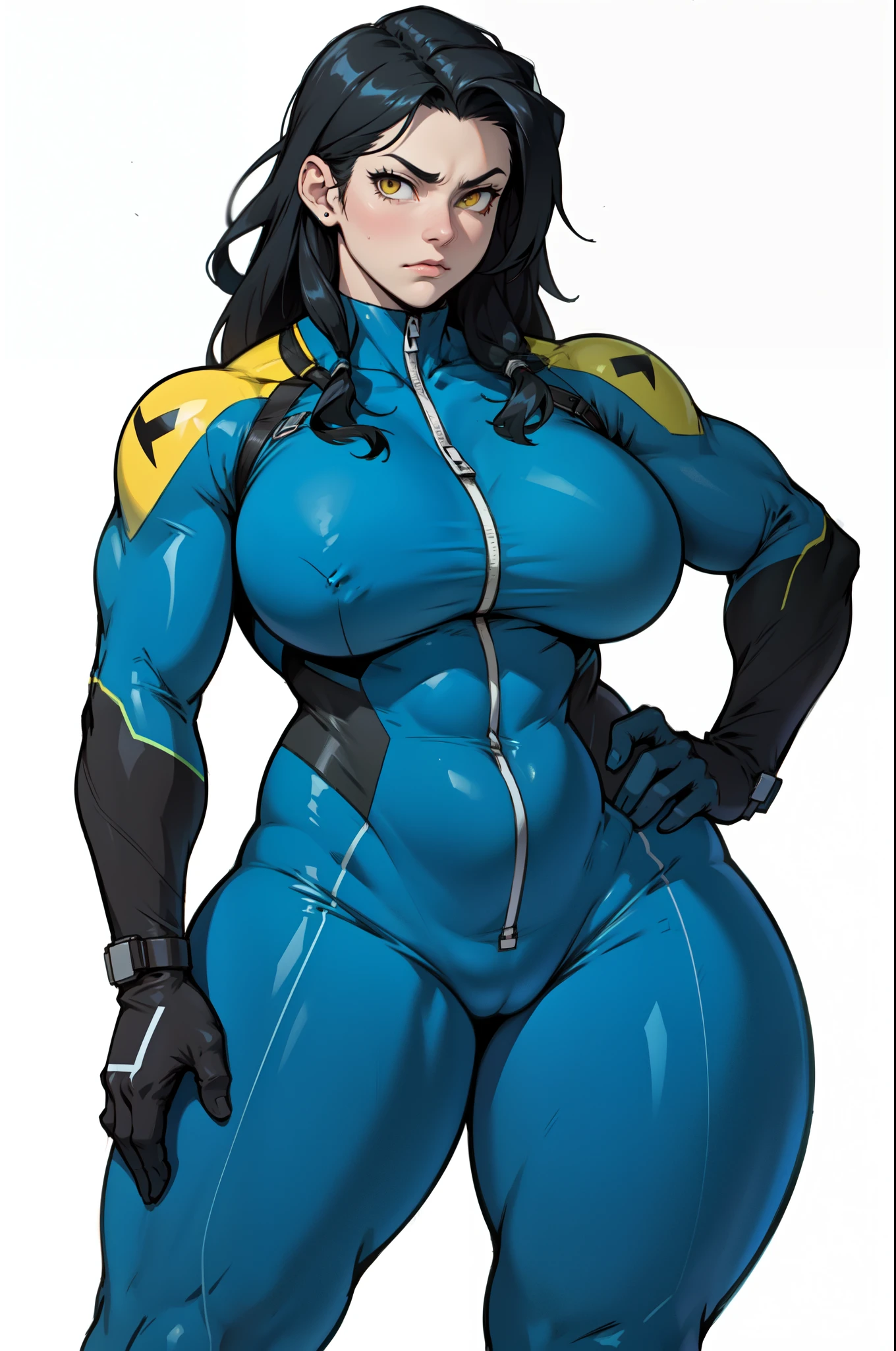 muscular huge breasts thick thighs sad long hair black hair yellow eyes pale skin expressionless skintight suit skintight suit thick thick thick thick thick thick thick thick thick thick thick thick thick thick thick thick thick thick thick thick