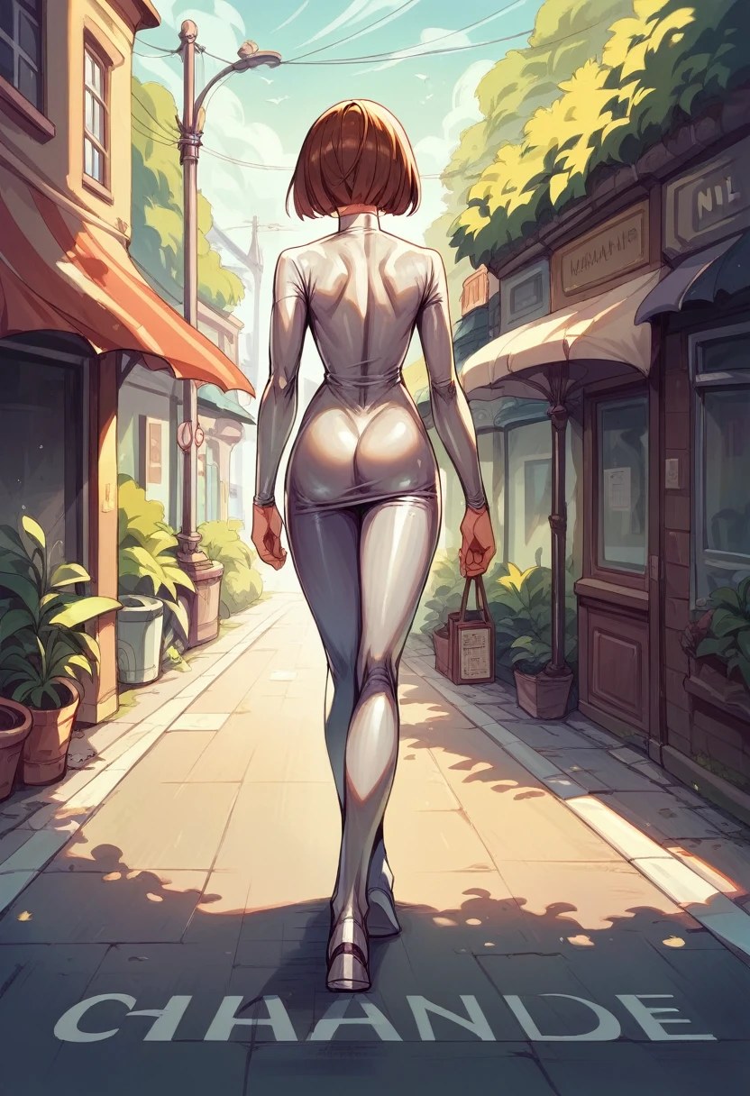 araffed woman in a shiny Bodysuits walking down the street, an album cover by Niko Henrichon, tumbler, Renaissance, Tight clothing, very Sexy Costumes, chrome Bodysuits, Tight Dress, Tight clothing, Chrome's Outfit, Interesting outfits, Sexy Costumes, See-through dress, Sexy look, Bodysuits, skinTight Dress, glitter dress, y2k style,{{{{{{{(masterpiece, .CGI:1.4),(8k raw photo, best quality, masterpiece:1.2) super detailed official art,photorealistic:1.37, (outstanding, professional),masterpiece,best quality,ultra detailed,highres,high-resolution,4K,4Kportrait,8k,8kportrait,unity8kwallpaper,extremely detailed CG,realistic,RAW photo,real person,portrait photography,photorealistic,shiny skin,detailed skin,(((dynamic angle full body and dynamic angle wide shot and dynamic angle close-up and dynamic angle upper body and dynamic angle from above and dynamic angle from behind and dynamic angle from below ))),{{{{supermodel }}}},{{{{Photorealistic:1.4}}}}, beautiful detailed, highly detailed eyes and face, beautiful detailed eyes, ridiculous, incredibly ridiculous, super detailed, high resolution, highly detailed, top quality, masterpiece, illustration, highly detailed, CG, unified, 8k wallpaper, amazing, fine detail, masterpiece, top quality, highly detailed CG unified 8k wallpaper, face light, movie lighting,surrealistic female portrait, magic lights, 32K resolution, action poses, realistic photography, dynamic lighting, art station, volume lighting, highly detailed face, awarded, shadows}}}}}}},((Top Quality)), ((Masterpiece)), (Details: 1.4), 3d, Thick voluminous hair, light particles, pure energy chaos antitech, HDR (High Dynamic Range), ray tracing, nvidia RTX, super resolution, Unreal 5, subsurface scattering, PBR Texturing, post-processing, anisotropic filtering, depth of field, maximum clarity and sharpness, multi-layer textures, Albedo and specular maps, surface shading, accurate simulation of light and material interaction, perfect proportions, Octane rendering, two-tone lighting, wide aperture, low ISO, white balance, trichotomy, 8K RAW