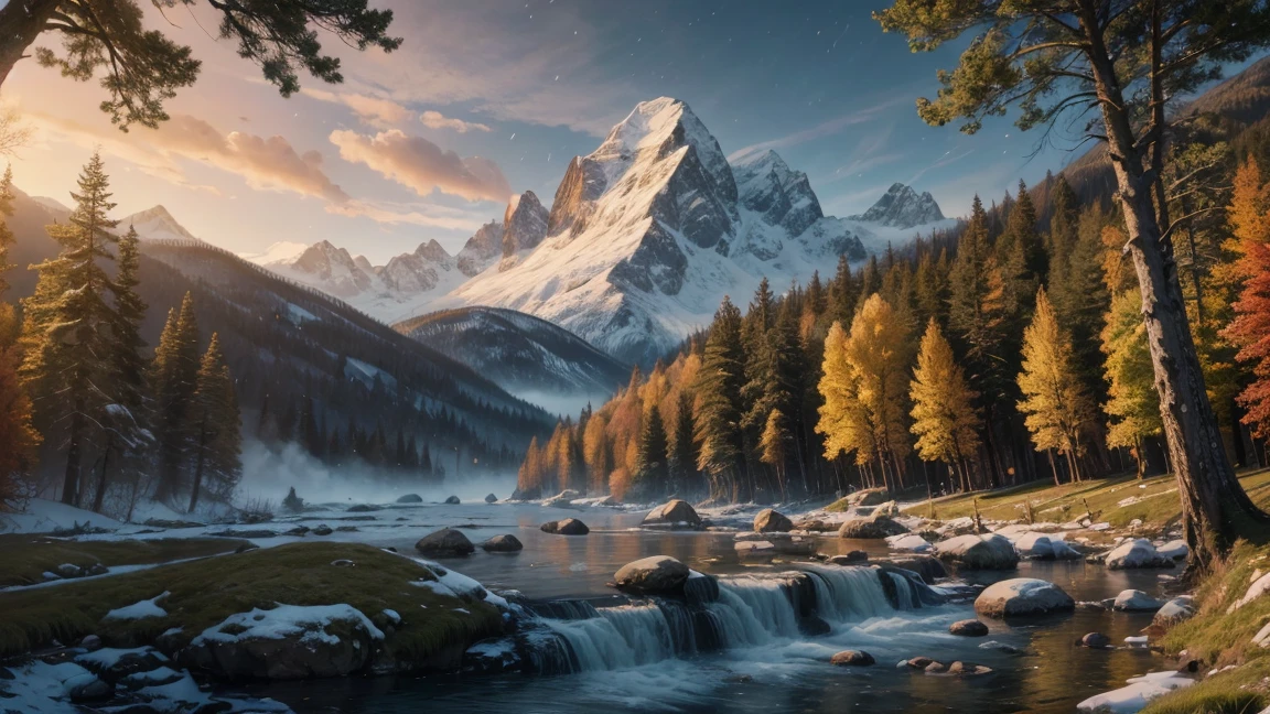 work of art, best qualityer, high qualiy, extremely detailed CG unit wallpaper 8k a beautiful landscape oil painting, rewarded photography. JesusChrist, The Messiah.