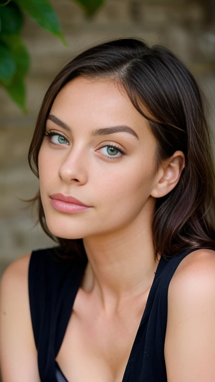Très belle brune sexy, Autre , poitrine, yeux vert clair, très détaillé, 29 ans, Maigre, visage innocent, cheveux naturellement ondulés, haute résolution, oeuvre d&#39;art, meilleure qualité, détails élevés et complexes, très détaillé, netteté, peau détaillée, texture de peau réaliste, texture, yeux détaillés, professionnel, 4k, Sourire charmant, tourné avec Canon, 85mm, légère profondeur de champ, Vision des couleurs Kodak, corps en parfaite forme, extrêmement détaillé, photographe_\( ultra\), photographerealistic, réaliste, Post-traitement, détails maximum, rugosité, La vie réelle, Ultraréaliste, Piedorrealism, Pied, 8K HD