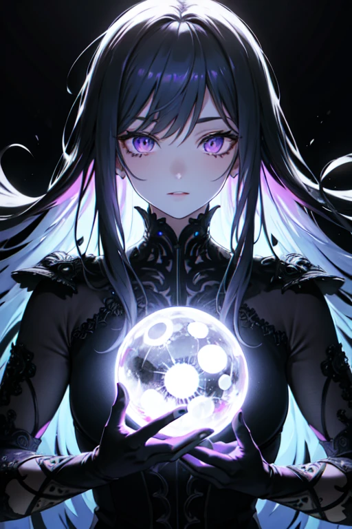 (intricate details), mysterious, (nightmare), purple, (bluish green:1.1), (negro:0.9), instead, horror \(him\), glow, glowing eyes