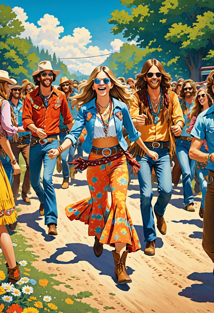 Hippie hoedown.