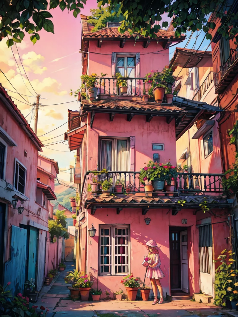 pink villa