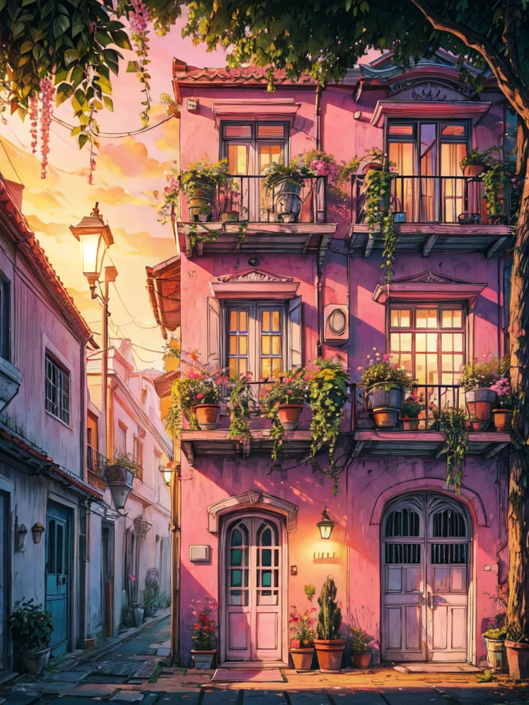 pink villa