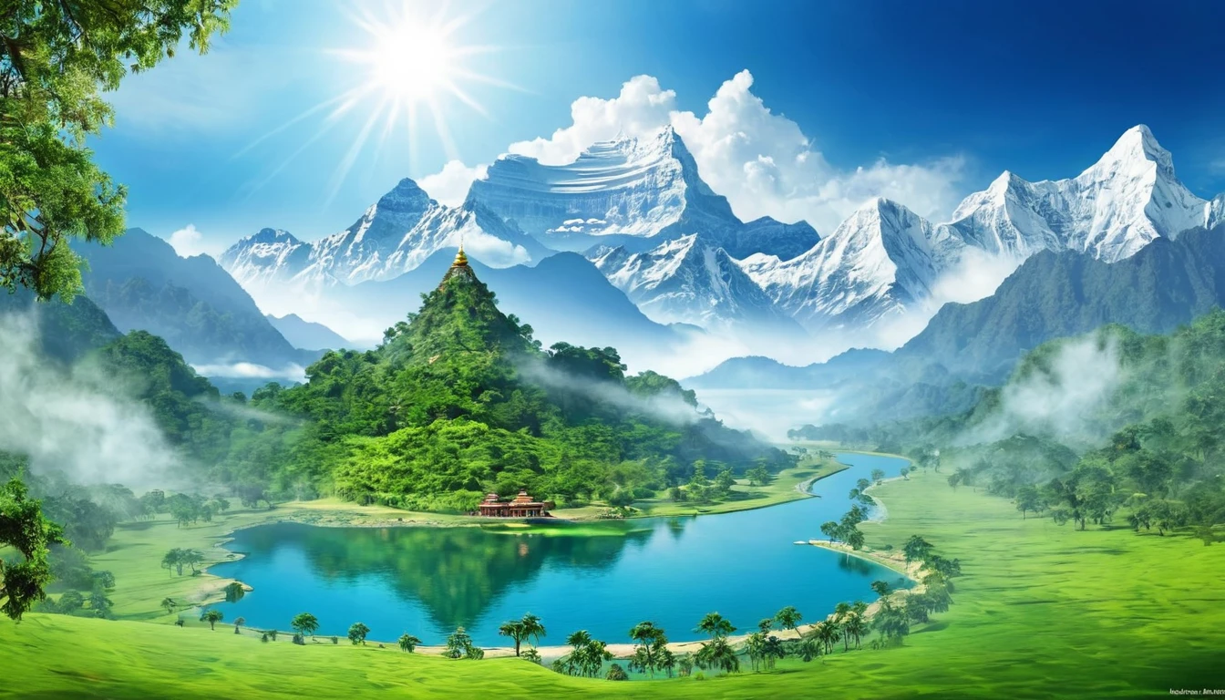 heaven hindu scenary