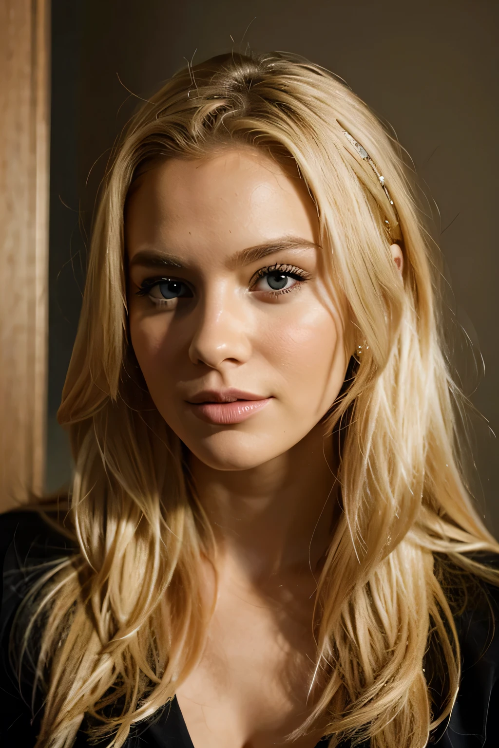 a real blonde like a real person