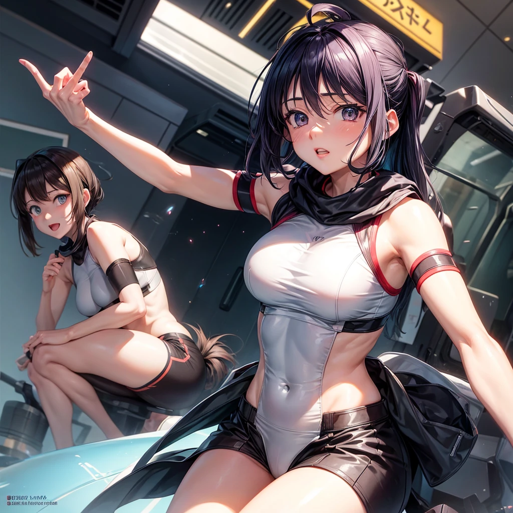 Hinata with realastic face and body