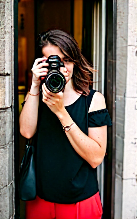 photographier, photo d'une belle femme, selfie, bat du corp ,seulement, porter un pull, En plein air, (nuit), dans une maison, , étoiles, lune, joyeux, heureux, gants, Pull-over, forêt, rochers, rivière, bois, Fumée, brouillard, regarder le spectateur, Texture de la peau, grain photo, Fermer, photo brute