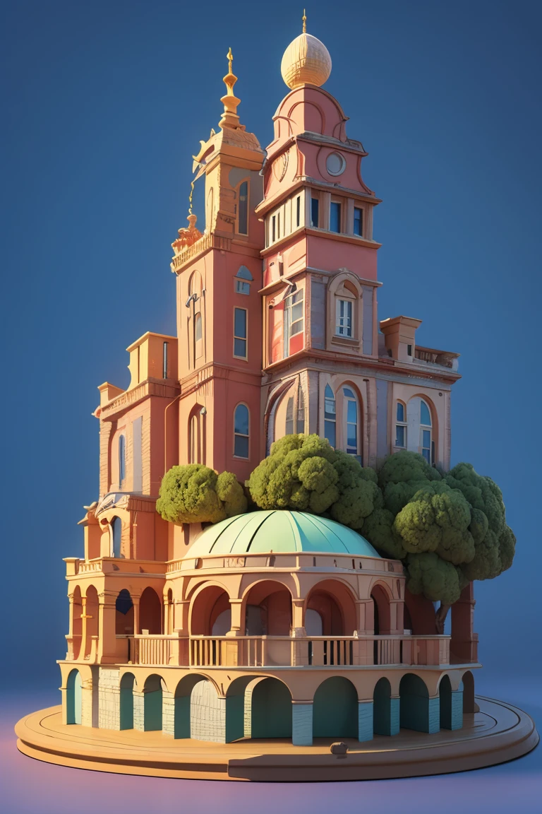 20-story modern city building with futuristic designer, ultra detail, very beautiful, masterpiece, for 3D animation scene , ultra realisitic, conceptual artwork, multiple angles, perspectives for 3D modeling, the same building in front and profile, animation studio pixar style, animation building , swirly vibrant colors, nice for children
