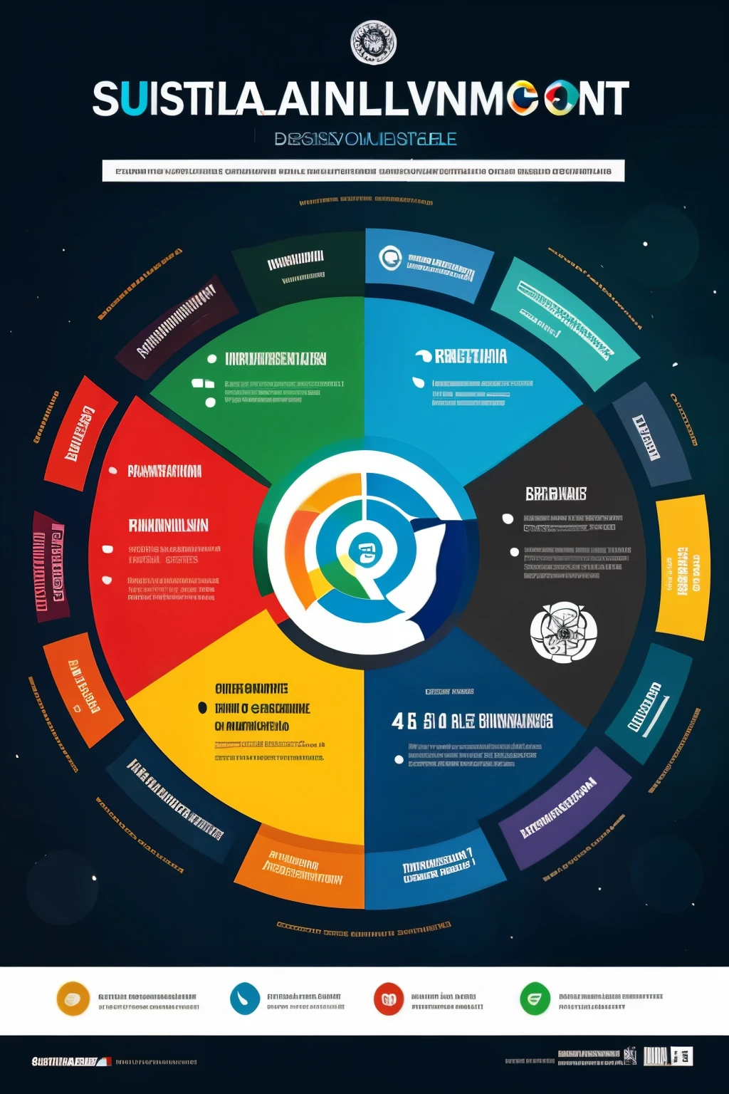 Create a poster using any designing tool on the topic of sustainable development goals.