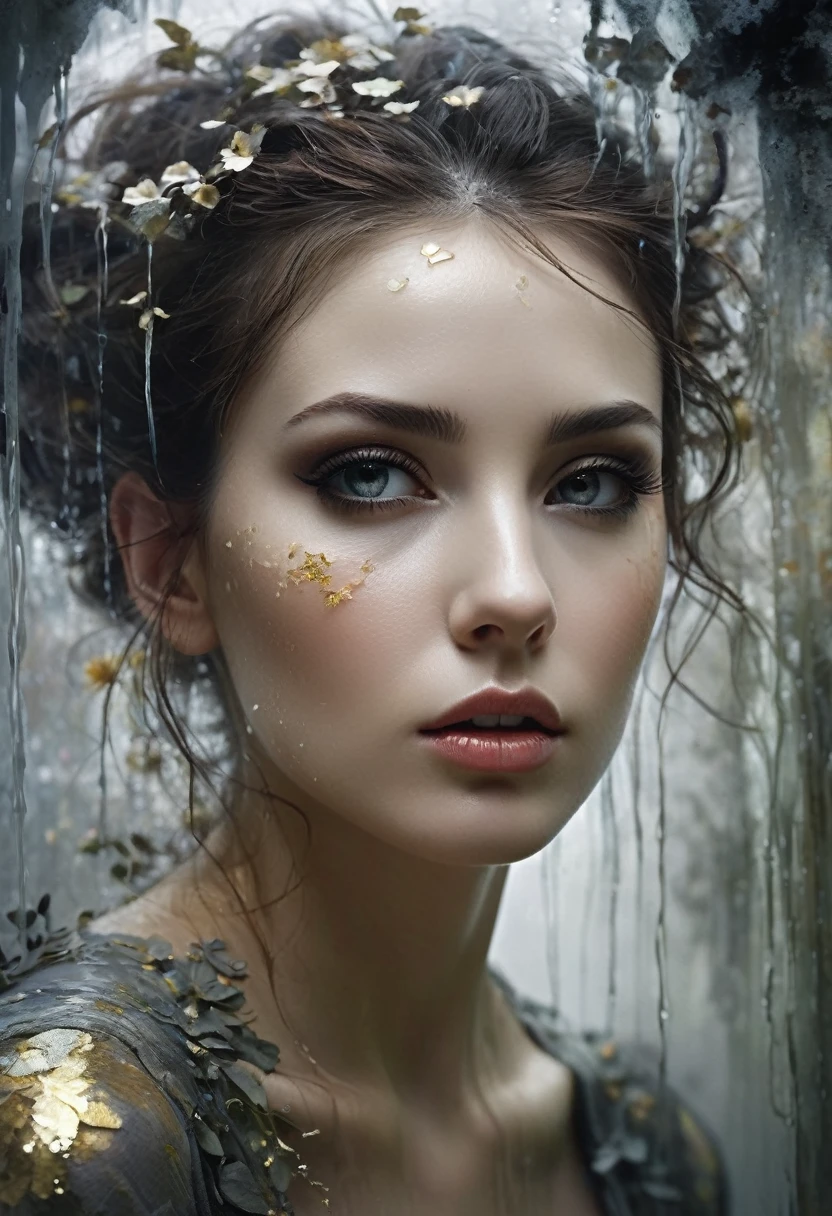 creative photography, dream scene ,
split wall, crumbling , hidden pose
, portrait, double exposure , cinematic quality ,"experimental surreal fantasy" , the thought process, breathtaking fusion, multi-layered, finely artistic works, style incorporating the fantastical elements of Lee Jeffries and Mark Molchan, infused with the serene sensitivity of Pino Daeni, projected dream scenes via double exposure, Matte, right value, the right color detailed face features, sharp eyes, soft skin, highly detailed, sharp, high definition, award winning, photo realistic, organic, ultra realistic, masterpiece, the thought process, in the style of Albert Whitlock, Igor Maikov, Tom Lovell, Johann Jungblut, Mark Molchan, Pino Daeni, Anato Finnstark, Nicoletta Ceccoli style Matte, mixed with juxtaposition of varied qualities of fantasy depicted via double exposure, (found footage) , emerges effortlessly mystical mystery scene, breathtaking fusion, multi-layered, finely artistic works, style by Michael Garmash/ Luis Royo/Wadim Kashin/Greg Rutkowsk. trending on artstation, sharp focus, studio photo, intricate details, by Michael Garmash/ Luis Royo/Wadim Kashin/Greg Rutkowsky, mixed with the painting techniques of Igor Maikov and Tom Lovell,