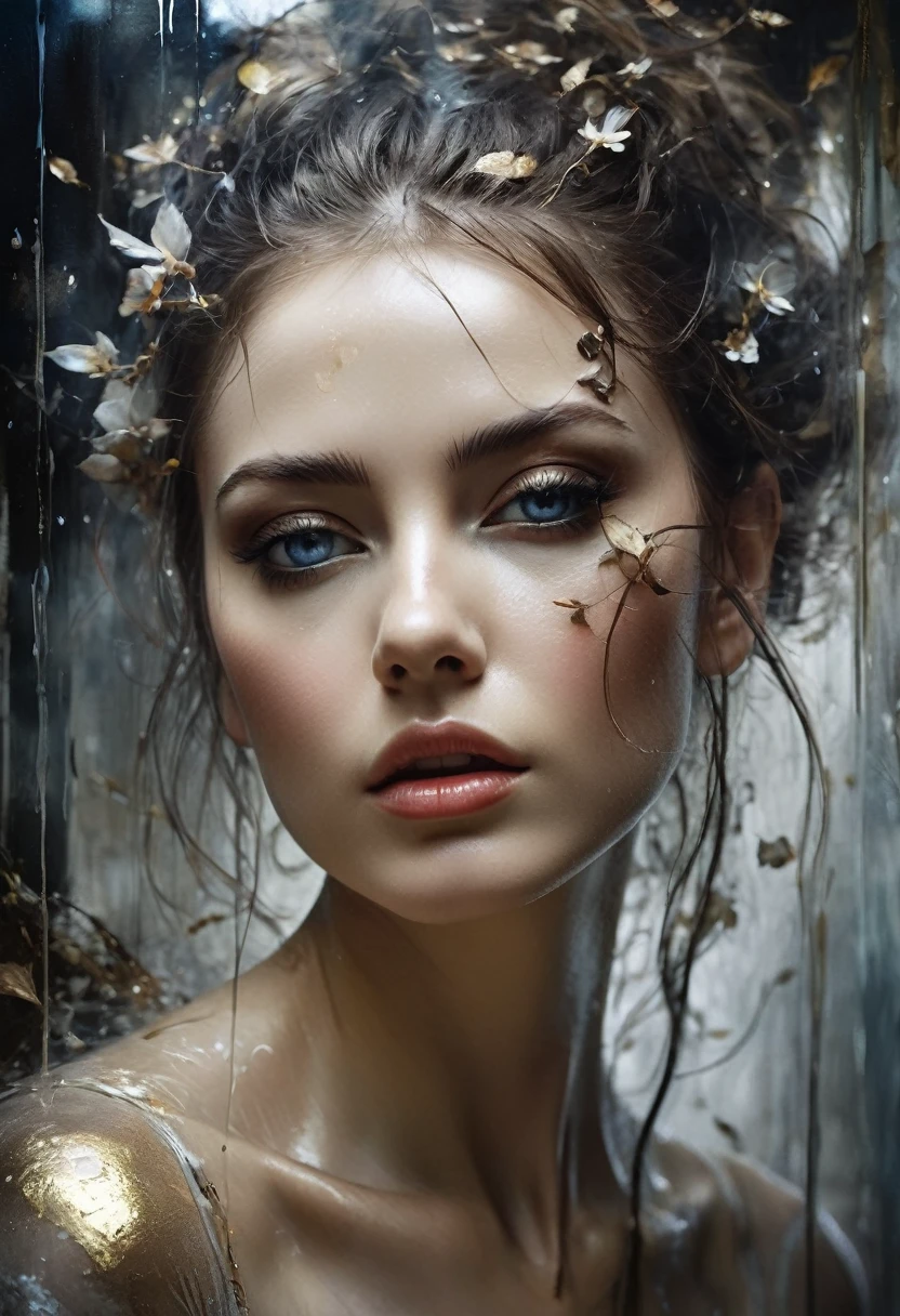 creative photography, dream scene ,
split wall, crumbling , hidden pose
, portrait, double exposure , cinematic quality ,"experimental surreal fantasy" , the thought process, breathtaking fusion, multi-layered, finely artistic works, style incorporating the fantastical elements of Lee Jeffries and Mark Molchan, infused with the serene sensitivity of Pino Daeni, projected dream scenes via double exposure, Matte, right value, the right color detailed face features, sharp eyes, soft skin, highly detailed, sharp, high definition, award winning, photo realistic, organic, ultra realistic, masterpiece, the thought process, in the style of Albert Whitlock, Igor Maikov, Tom Lovell, Johann Jungblut, Mark Molchan, Pino Daeni, Anato Finnstark, Nicoletta Ceccoli style Matte, mixed with juxtaposition of varied qualities of fantasy depicted via double exposure, (found footage) , emerges effortlessly mystical mystery scene, breathtaking fusion, multi-layered, finely artistic works, style by Michael Garmash/ Luis Royo/Wadim Kashin/Greg Rutkowsk. trending on artstation, sharp focus, studio photo, intricate details, by Michael Garmash/ Luis Royo/Wadim Kashin/Greg Rutkowsky, mixed with the painting techniques of Igor Maikov and Tom Lovell,