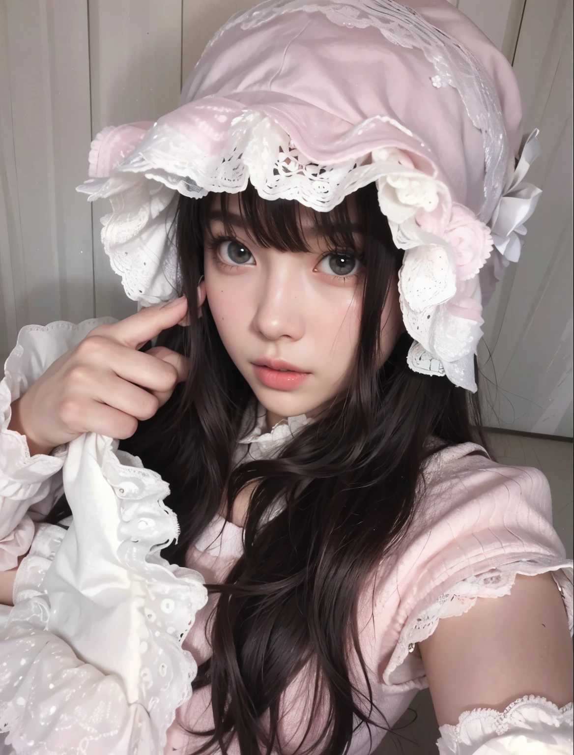 (Best Quality,4k,8k,High resolution,masterpiece:1.2),ultra detailed,(realist,photorealist,fotorrealista:1.37),beautiful detailed face, fascinating eyes, delicious lips, Flawless complexion, awesome makeup, long eyelashes, perfect eyebrows, bright smile, elegant hairstyle, elegant fashion style, safe pose, fashion accessories, Vibrant background, professional studio lighting, bokeh effect, Color palette, dynamic composition