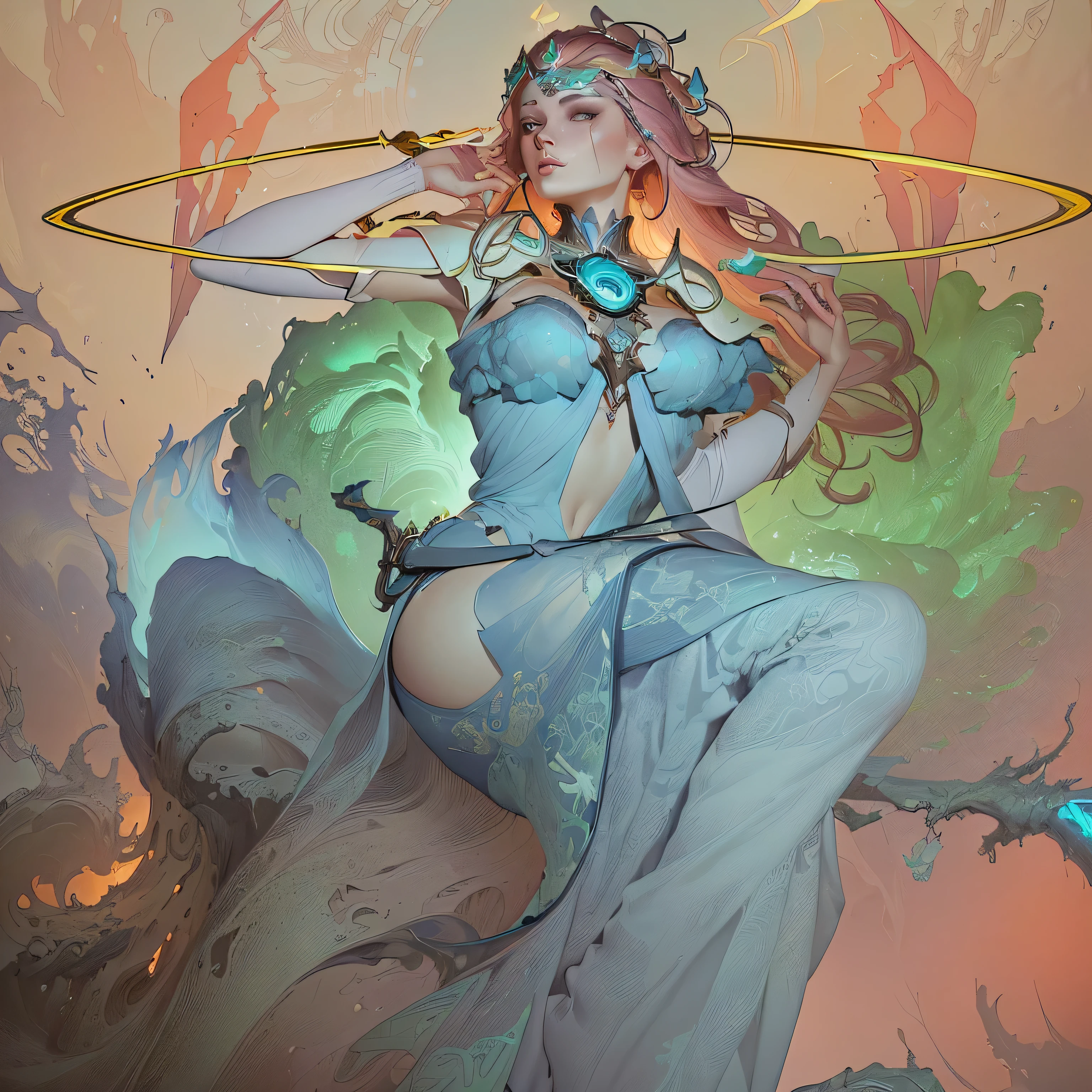 work of art, best qualityer, (Extremely detailed CG 8k unity wallpaper), (best qualityer), (best illustration), (best shade), absurderes, realistic lighting, (abyss), beautiful detailed glowing, arte de PeterMohrBacher,