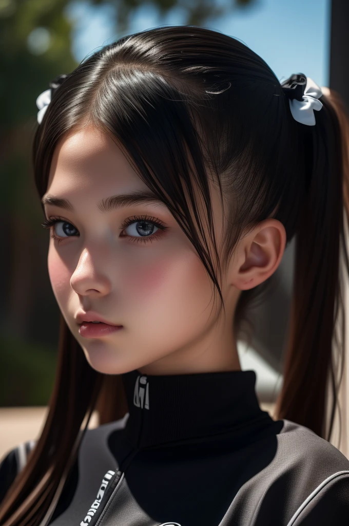 16 year old sophie moone, ultra detailed face, twin tails, (((masterpiece)))