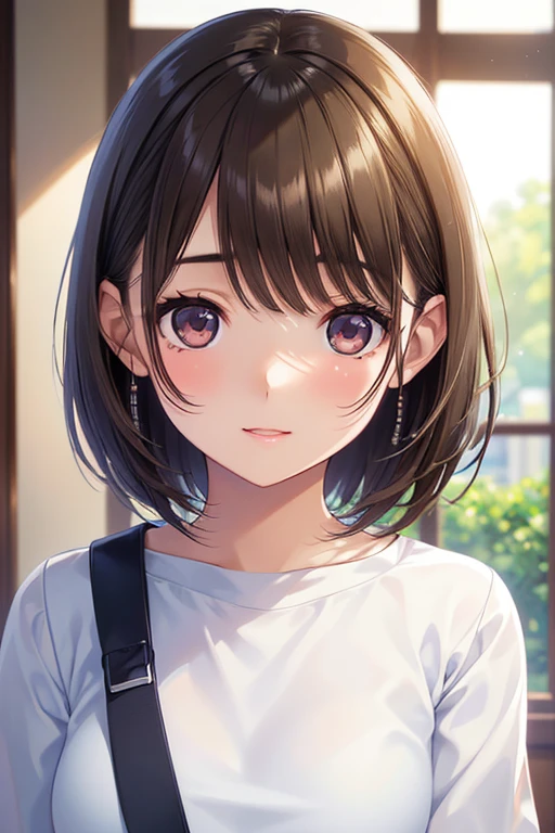 anegasaki nene、Shiny brown hair, short hair, (Beautiful brown eyes、Sparkling eyes, Fine grain)、smile、Ultra-detailed eyes、Highly detailed face, Highly detailed eyes,


(((masterpiece, Highest quality, High resolution, 超High resolution, Pixel perfect, Written boundary depth, 4K, RTTX10.0))),

View your viewers, Cowboy Shot, 1 girl, Japanese, Hot Girls, Perfect Face, Cute and symmetrical face, Glowing Skin, Baby Face, 
Inside the school、Female college student
