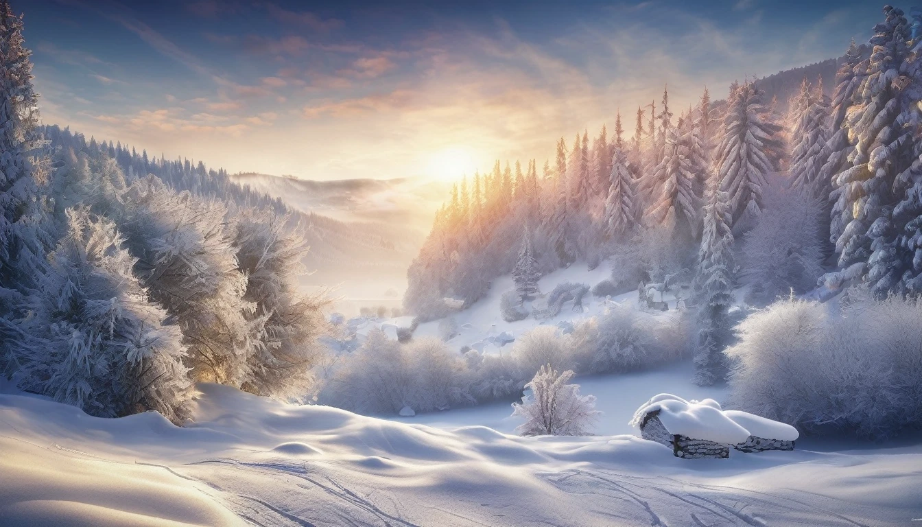 wallpapersv1, winter view patern style wallpapersv1, 8k