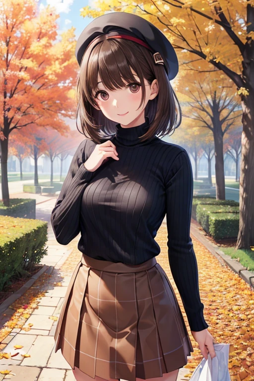 anegasaki nene、Shiny brown hair, short hair, (Beautiful brown eyes、Sparkling eyes, Fine grain)、smile、Ultra-detailed eyes、Highly detailed face, Highly detailed eyes,


(((masterpiece, Highest quality, High resolution, 超High resolution, Pixel perfect, Written boundary depth, 4K, RTTX10.0))),

1 Woman Standing, Mature Woman, /(Ribbed sweater/) /(Red Check Skirt/) beret, /(Brown Hair/) bangs, 赤面する優しいsmile, (masterpiece Highest quality:1.2) Delicate illustrations, super detailed, Large Breasts, Lower your arms BREAK /(Outdoors in a public park/) Brick road, Autumn leaves on a tree々, Detailed Background