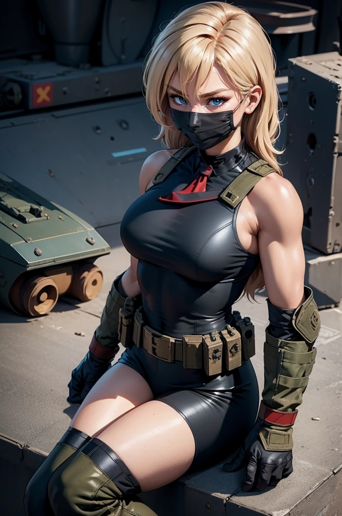 A female superhero wears a leather armored suit and wears a mask over her face in a (DC style),1girl, solo, masterpiece), (best quality), anime art style, anime illustration, super detailed, high dynamic range, depth of field, (colorful), The artwork is ultra-detailed, Theme is original, gritty, and full of modern warfare elements. Filipino woman, 26 years old, tanned bronze skin, amber eyes, (Wearing: USA marine corps uniform, camouflage military uniform, bullet proof vest, pants, utility belt, armor, boots and gloves), holding and aiming a pistol, closed mouth, looking at viewer, hair between eyes, dynamic pose, fighting on the battlefield, outdoors, warzone, ruined city background, serious face, full body shot, masterpiece, best quality, anime aesthetic, gritty tone, absurdres,（8K， 4K， best qualtiy， A high resolution， 超A high resolution：1.1）， （tmasterpiece， realisticlying， photo-realistic：1.1）， cammy white， Street Fighter 61 girl， the face， closeup cleavage， double tails， blond hairbl， 黑The eye， Redlip， （looking at viewert：2）， Medium hair， long eyelasher， shadowing， petty face， largeeyes， exposed bare shoulders， hight contrast，Large breasts,1 girl, beautiful, perfect lighting, muscular, thick thighs, mature woman, milf, navel, abdomen, (masterpiece, high quality: 1.1), anime waifu bodybuilder, beautiful face, debatalho face, extremely detailed eyes, knight character, green eyes, perfect body, fit body, looking at the sword, character holding a sword, abdomen, large breasts, muscular, ((hair) long and blonde), sarashi white breast, sarashi, underboob, breasts bandages, arm bandages (insanely detailed, beautiful detailed face, masterpiece, best quality), (looking disgusted), konosuba, character A2, (white and torn bandages on the arms and legs), image taken from above, camera away, image with focus on the sword, high quality, white light clothes, sweat splattering, character on guard with sword, knight's pose, sword with sharp blade with brightness, clear image, bl