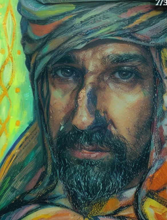 Arab man, 40 year old , realisitic