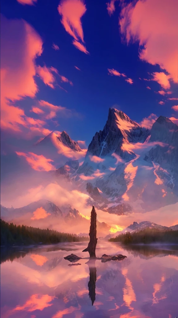 Breathtaking alpine landscape at dawn, featuring a serene mountain lake surrounded by lush evergreen forests. Foreground dominated by a vibrant wildflower meadow with large, detailed daisies and diverse wildflowers in full bloom. Misty mountains in the background with dramatic fog rolling over the peaks. Crystal clear reflections on the lake's surface. Hyper-realistic detail, golden hour lighting, shot with a high-resolution medium format camera."
This prompt emphasizes the key elements of the scene while calling for enhanced detail, lighting, and overall image quality. It aims to capture the serene beauty of the alpine setting while amplifying the visual impact of the foreground flowers and the misty mountain backdrop.no human