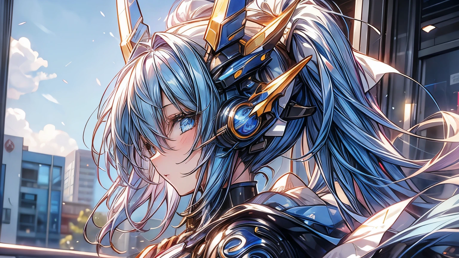 Drawing of a girl with blue hair and a blue jacket, Rimuru, estilo Anime 2d, Rimuru Tempest's profile photo, Rimuru tempest, Anime 2d, Fubuki, foto completa de la tempestad de Rimuru, short hair, anime girl with teal hair, art 2d, art 2d, ponytail girl, blue tie, White shirt, indigo jacket, Brown belt at the waist..