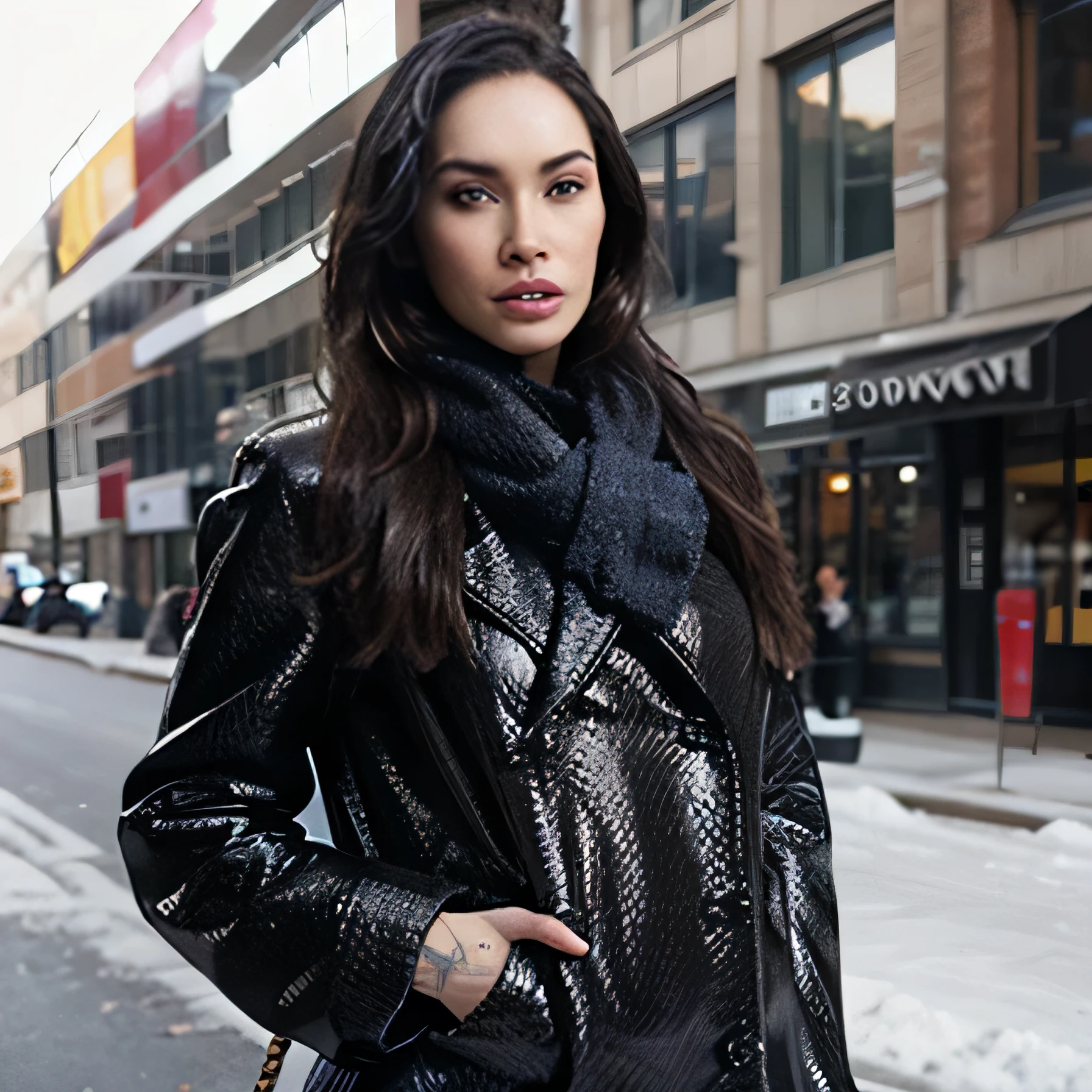 megan fox, as sexy winter outfit