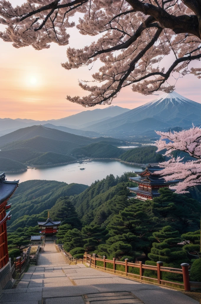 Arafad view of the Toritoli gate and the path leading to the mountain, Mount Japan中的鸟居, Japanese Landscape, Torii gate with trees on the mountain, Japanese Nature, lush Japanese Landscape, Mount Japan, Japanese temples, In-depth travel exploration in Japan, Japan travel美學, Japan travel與探險, Japanese Shrines, Japan travel , ((low angle shot 1.7)) ((Camera lens close to the ground to shoot 1.8))
