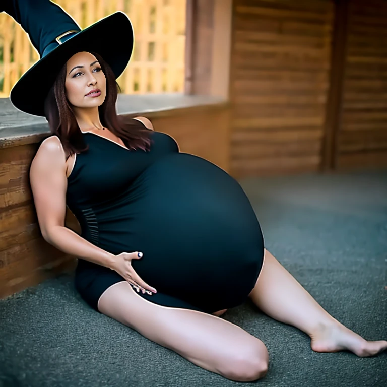 Pregnant witch