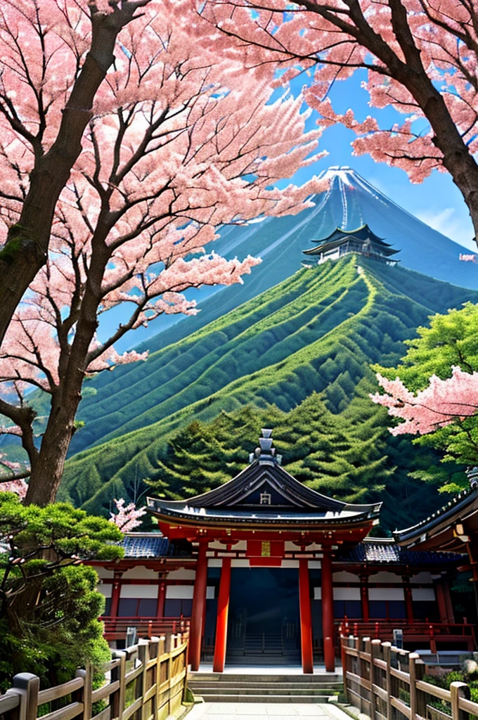 Arafad view of the Toritoli gate and the path leading to the mountain, Mount Japan中的鸟居, Japanese Landscape, Torii gate with trees on the mountain, Japanese Nature, lush Japanese Landscape, Mount Japan, Japanese temples, In-depth travel exploration in Japan, Japan travel美學, Japan travel與探險, Japanese Shrines, Japan travel ,  ((low angle shot 1.7)) ((Camera lens close to the ground to shoot 1.8))