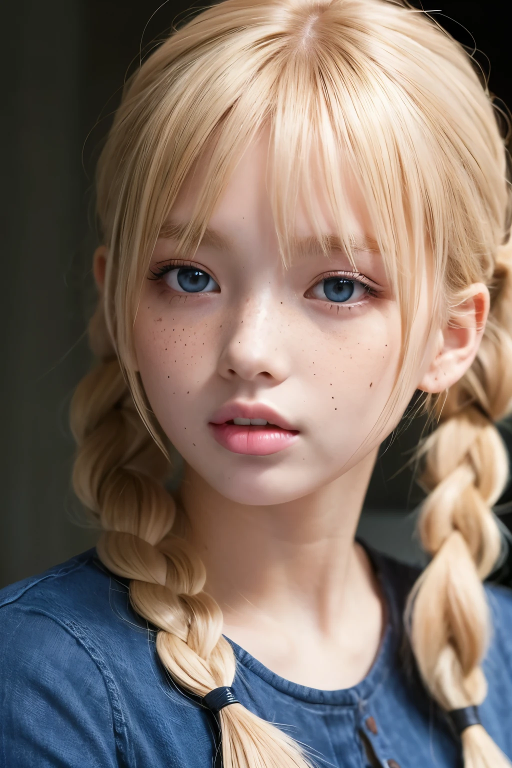 score_9,score_8_upper,score_7_upper,score_6_upper,score_5_upper,score_4_upper,
One girl, pretty girl, bionde, With twin tails, 片方の目のupperの髪, Cute Nose. Biting your lip, Fascinating, Pink Lips, freckles,ベッドのupper、I'm being pushed down