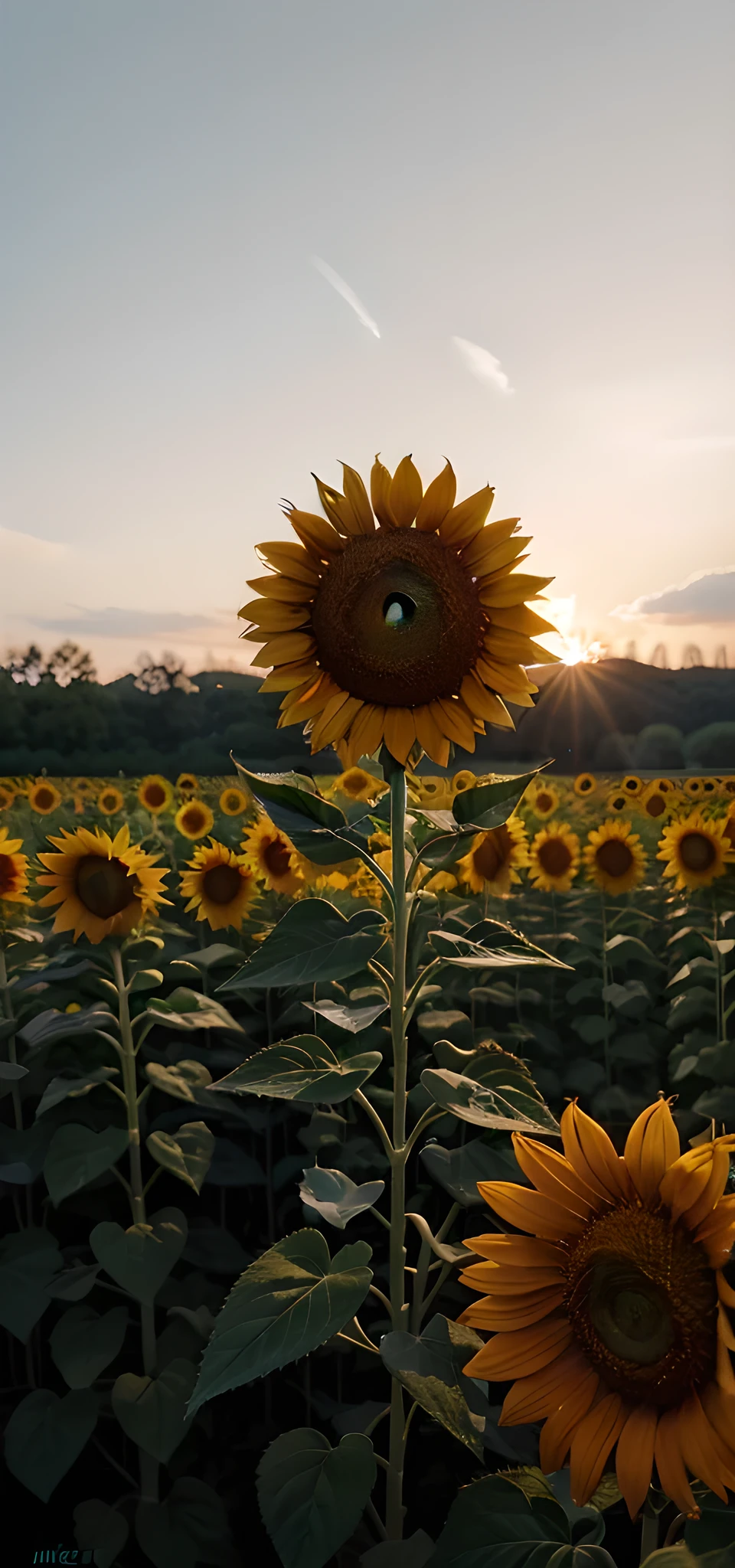 A 3D amoled Sunflower, vertical wallpaper, minimal background, phone wallpaper hd, amoled wallpaper, hq 4k wallpaper, beautiful nature background, hd wallpaper