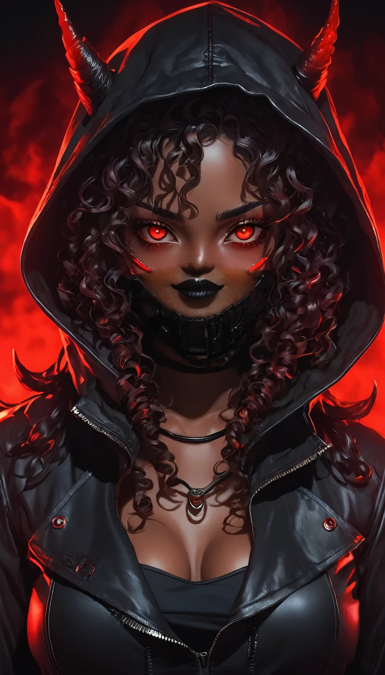 Black cyberpunk mask