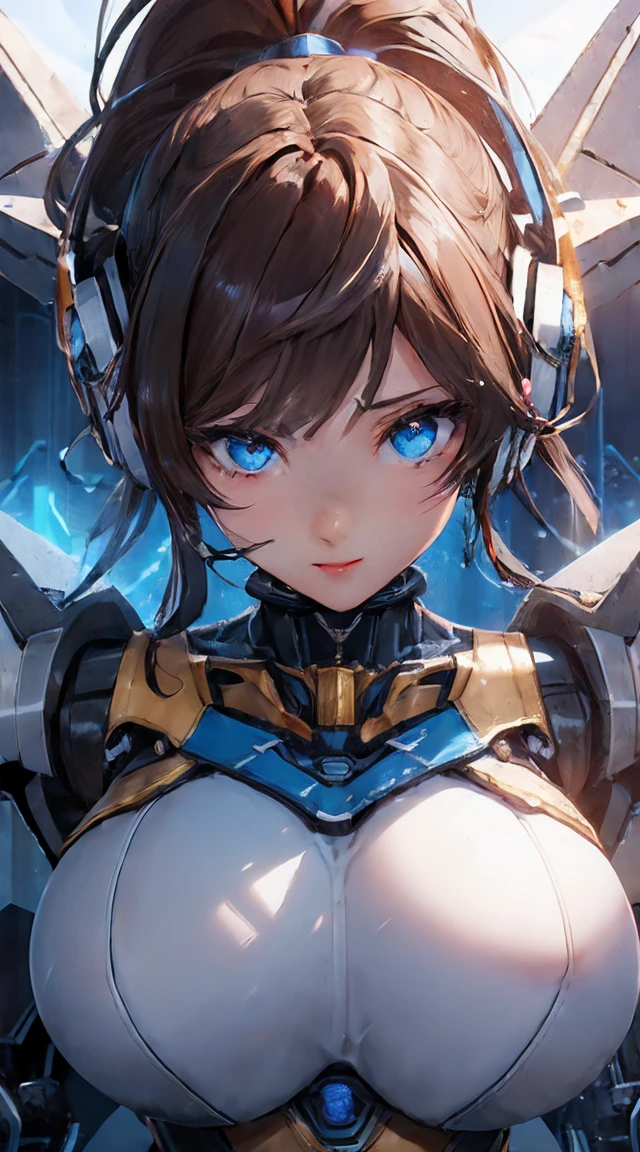 ((Extreme close up:1.6))、(((Shining lenses on both breasts:1.3)))、((Blue pillars of light are emanating from both chests.:1.3))、(((Dynamic pose:1.8)))、((8k)), ((32K)), ((最high quality)), ((masterpiece)), ((超High resolution)), ((Tmasterpiece)), ((Halation:1.4))、((Mechaニカルheadgear:1.2))、((Cyber Headphones:1.3))Fine skin, high qualityの生地, high qualityな金属の質感、((Beautiful and dense face))、RAW Photos、Professional, Ultra-fine painting, ((alone)), beautiful胸、最high quality, Very detailed, Very detailed詳細, Finer details, とてもbeautiful, ((Princess Knight Robot:1.2)), (Joints of machines, Mechanical Limbs:1.3), (The internal structure of the machine is exposed:1.3), (High ponytail:1.1), (Beautiful and huge mechanical breasts)、White Veil, cowboy_shot, Side Focus, headgear, Shiny、(Five Fingers, Four fingers and thumb),Concept Art, Anime fantasy artwork, Detailed fantasy art, (Has brown hair and large white wings,), (((High ponytail))), (Mecha:1.6)、Sleek and intimidating design, ((Commander-in-Chief'arm)), (Perfect robot body)、純白と青紫のarmまたは, Symmetrical wings, 8kHigh resolution, Detailed Art, 8kでのキャラクターアートの3Dレンダリング, neat legs, Defined, Defined fingers,((headshot:1.3))、((masterpiece)), ((最high quality)), ((Very detailedなイラスト)), ((Very detailedな背景)), ((Realistic lighting))、Rough skin, Very detailedな, Advanced Details, high quality, 最high quality, High resolution, 1080P, hard disk, beautiful,(War Machine),beautifulサイボーグの女性,Mechaサイボーグ、(((Owns a large mechanical kunai:1.6)))、((attack posture:1.6))、((((Cyber Bed Phone:1.8))))、((機械式headgear:1.6))、(((Android wearing heavy mirror-like mechanical armor:1.2)))、(((High ponytail:1.3)))、((Mai Shiranui:1.5))、(Attack behavior:1.6)、(((Combat Stance:1.6)))、((Throw a punch)) 、1 person、Age 25, Japanese Mature, beautiful指, beautiful長い脚, beautiful体, beautiful鼻, beautifulキャラクターデザイン, Perfect Eyes, Perfect Face, jewelry, hair ornaments, king of fighters,
(Tabletop, 最high qualityの, 最high quality, beautiful and aesthetic: 1.2), Very detailed, More detailed,Proper body balance,Tabletop,超high qualityの出力画像,High resolution,Intricate details,とても繊細でbeautiful髪,Realistic photos,dream-like,Professionalフェッショナル照明,Realistic Shadows,Focus Only,
(Big Breasts:1.2,) ,
