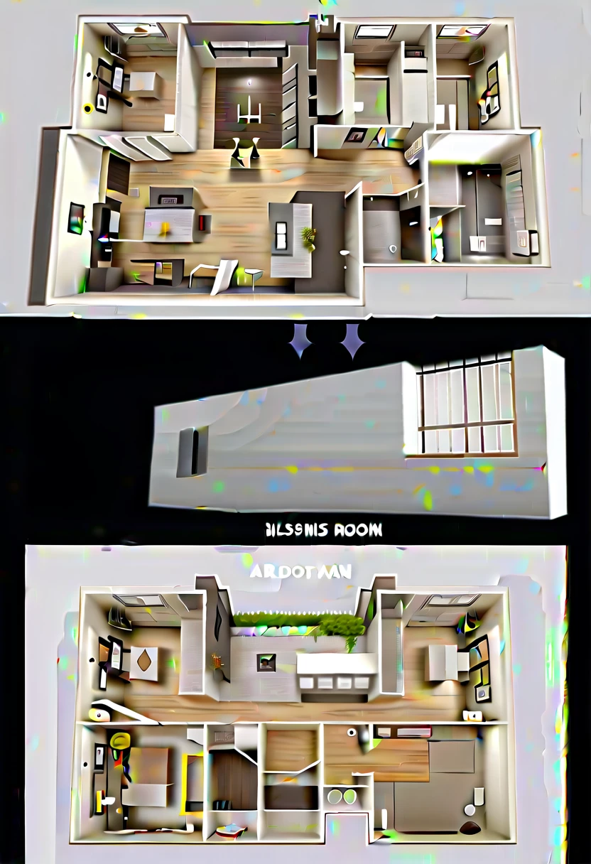 Create me a plan of a house for business with the following:
3 meters high and rectangular in plan, 10 meters wide by 10 meters deep. The internal distribution consists of:
- 3 rooms, each with a door and a window.
- A central hallway of 1.80 meters wide that connects the rooms and extends from the main entrance to the back of the house...
I don't consider the kitchen because I don't need it.. In 3D model or as a plan design.. but remove the living room and dining room, that there is only the bathroom and the rooms in the hallway