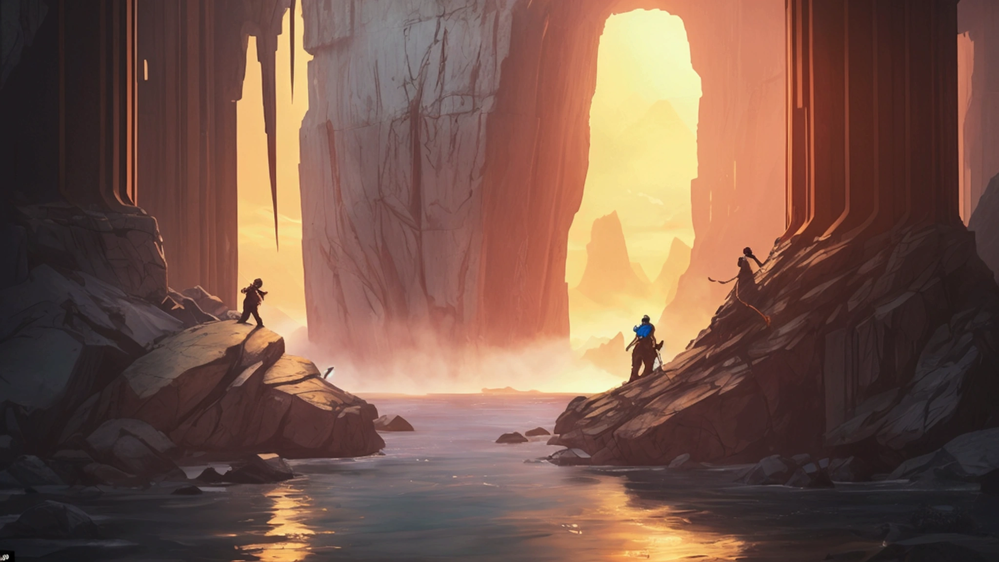 "Description: Highlight the themes of perseverance and strength in the face of challenges.
Details:
Imagery: Depict individuals or groups standing firm amidst adversity, such as holding onto a stronghold or climbing a mountain with a sense of determination. Include supportive elements like hands reaching out or a sturdy fortress.
Color Scheme: Use strong, resilient colors like dark greens and rich browns to convey stability and endurance.
Background Elements: Integrate visual metaphors like mountains or storm clouds parting to illustrate overcoming obstacles and enduring strength."