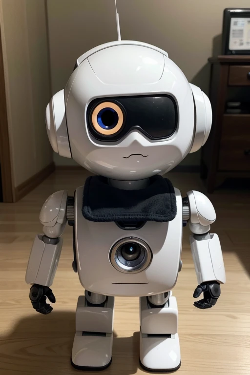 little reddit robot with an eye patch