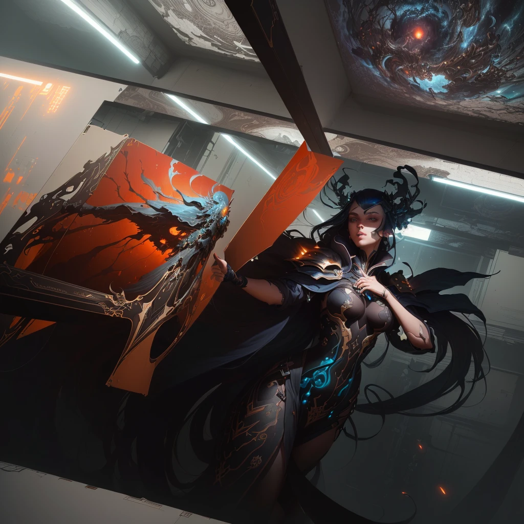 work of art, best qualityer, (Extremely detailed CG 8k unity wallpaper), (best qualityer), (best illustration), (best shade), absurderes, realistic lighting, (abyss), beautiful detailed glowing, arte de PeterMohrBacher,