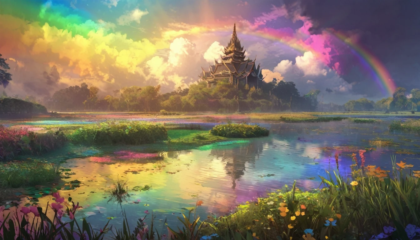Vientiane Fake Swamp sunlight cloud strongest dark Bio Nihil religion Rainbow colors