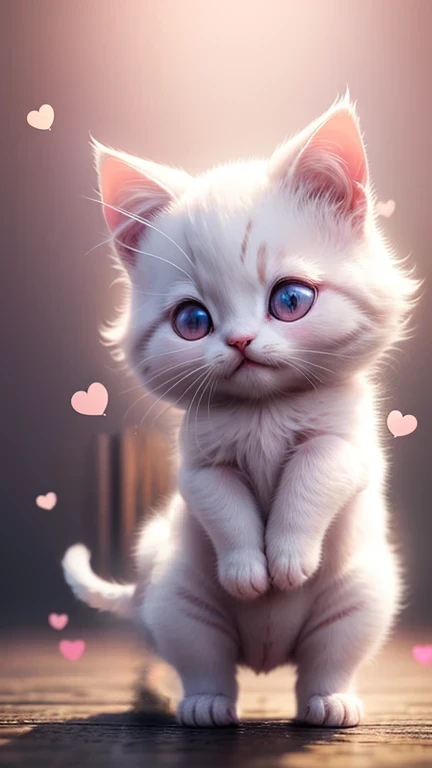 Kitten&#39;s white tail