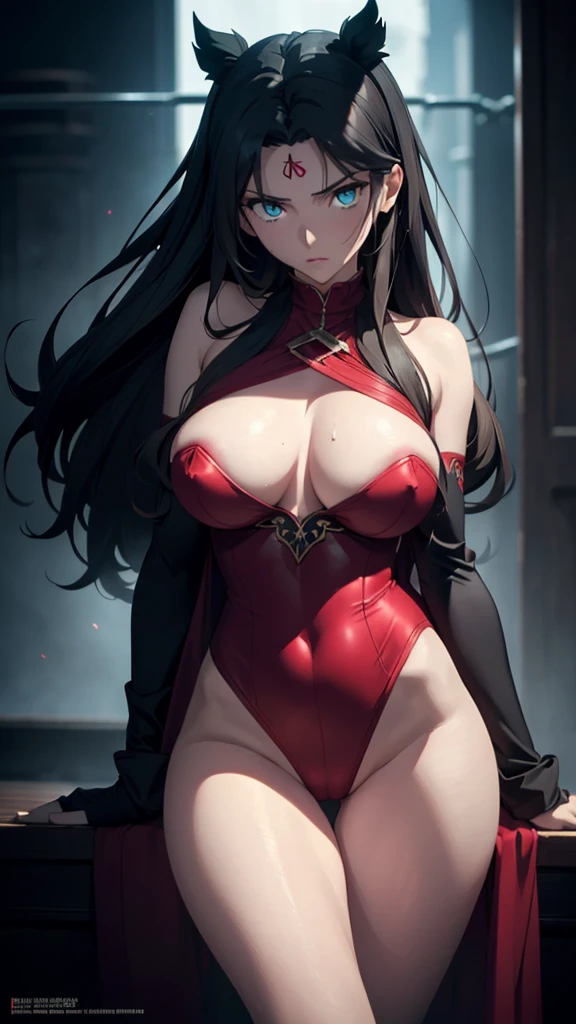 (tohsaka_rin_fatestaynightufotable:1.10), Best Quality, 8k, High resolution, masterpiece:1.2), (ultra detailed), (NSFW is not safe for artwork), (Kaina Tsutsumi) (My hero academia settings), (pose sexual), (realist, photorealist, fotorrealista:1.37), (High DefinitionR, High Definition), (portrait), (vivid colors), (long legs), (clearly elongated face), (broad) (Hermosos detailed eyes), (beautiful detailed lips), (extremely detailed eyes and face), bright eyes Dynamic angle and posture, soaked in sweat, perspiration, undressing (long eyelashes), (sharp focus), (Physically based representation), (unclothed), (big breasts) (open legs), (intense), (expression of intense desire), (Motion blur), (elegant), (slim figure), (anime inspired), (bright lights), (sexual), (contrasting colors), (mysterious atmosphere), (action packed scene), (Unique style), (surprising), (elegant), (evocative), (expressive), (Intriguing atmosphere), (giant breasts:1.2), ((Best Quality)), ((Very detailed)), masterpiece, absurdities, detailed face, beautiful face, (detailed eyes, deep eyes), (1 girl), ((dynamic pose)), erotic lingerie, tattoo